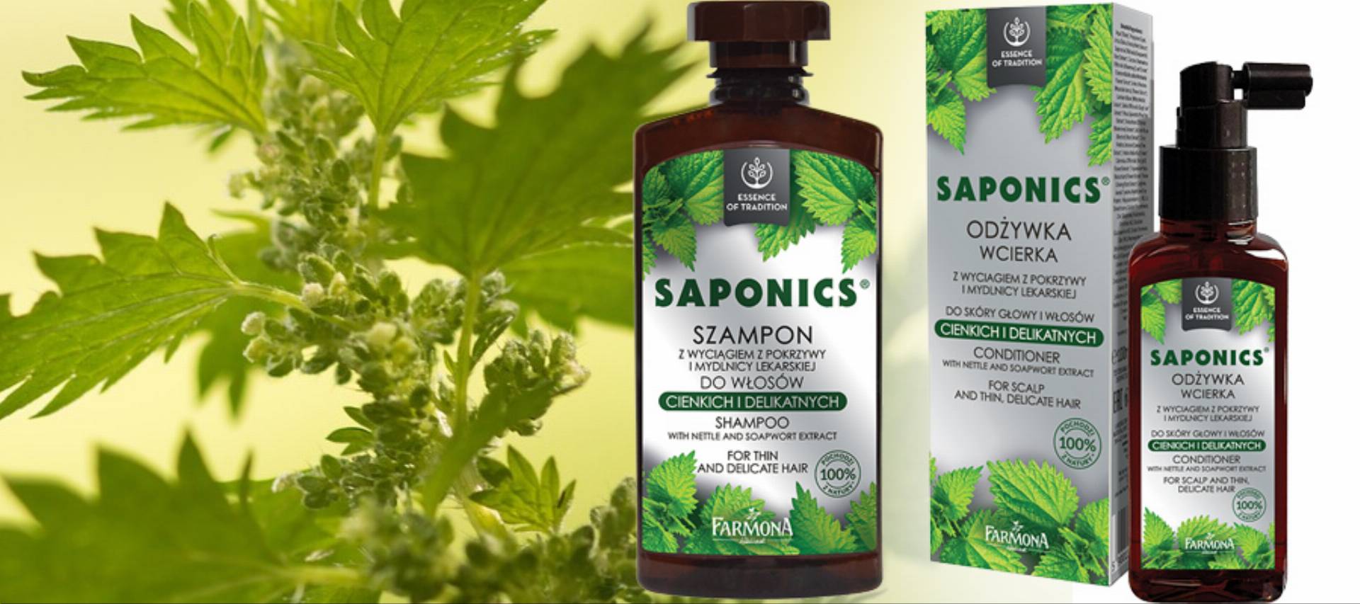 saponics odżywka wcierka do włosów 100ml