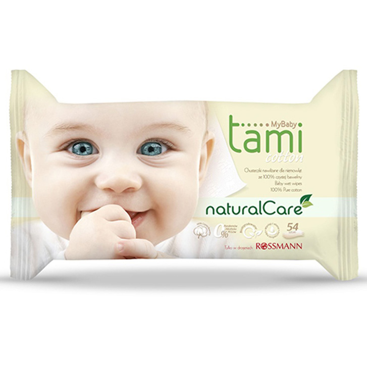 tami cotton natural care chusteczki nawilżane dla niemowląt