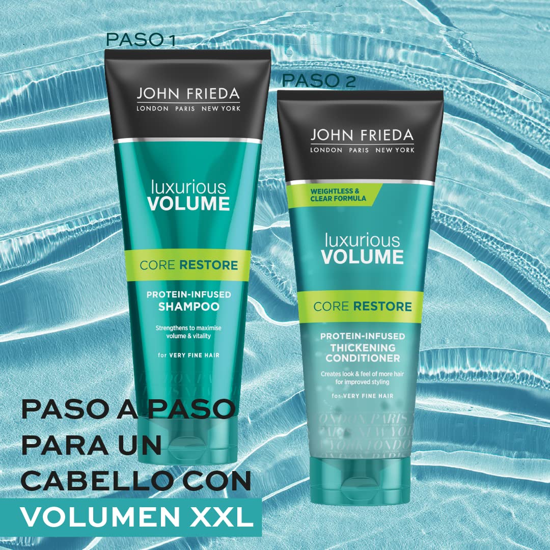 john frieda luxurious volume core restore szampon z kompleksem protein-strength