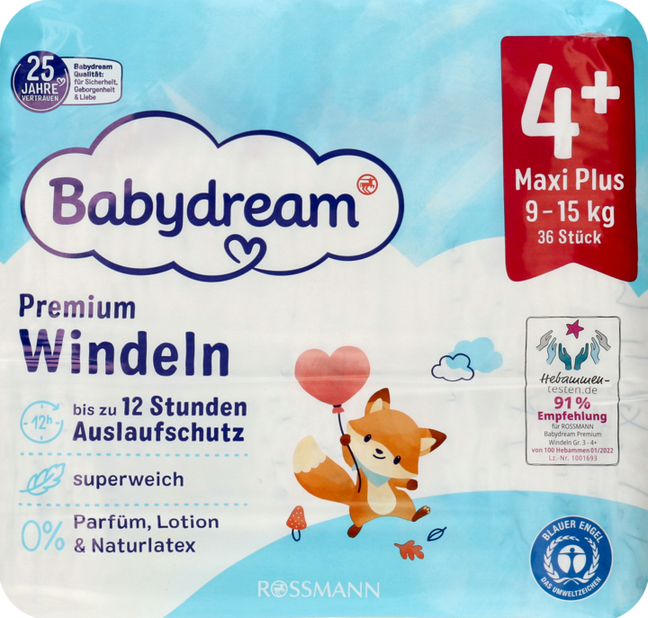 rossmann pieluchy babydream mini