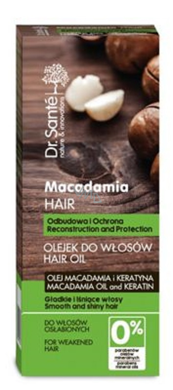 dr.sante olejek do włosów macadamia i keratyna blog