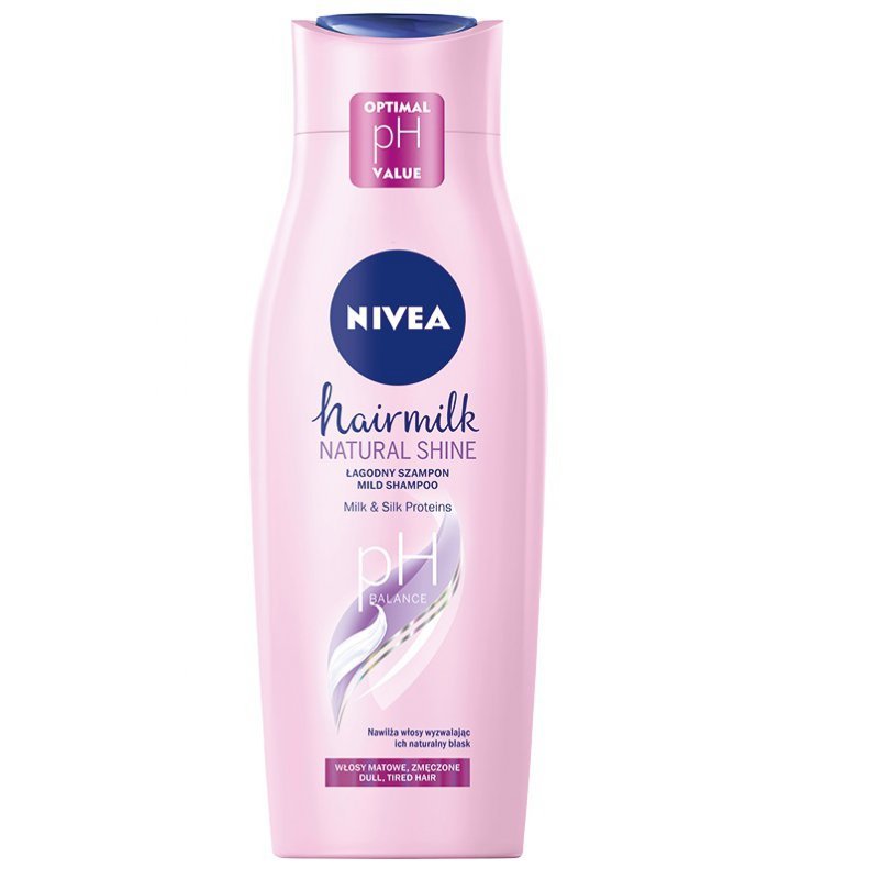 promocja nivea hairmilk szampon pielęgnujący włosy matowe zmęczone