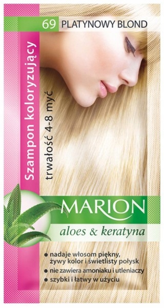 marion marion szamponetki szampon koloryzujący platynowy blond