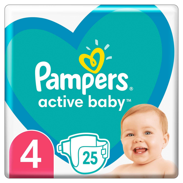 pampers 4 25 szt