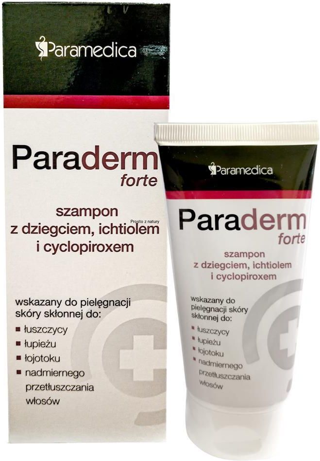 paraderm szampon z dziegciem cena