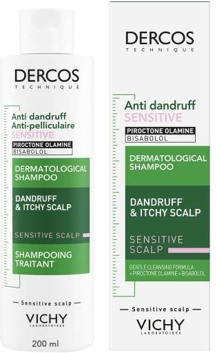 vichy dercos anti-dandruff szampon przeciw tłustemu łupieżowi