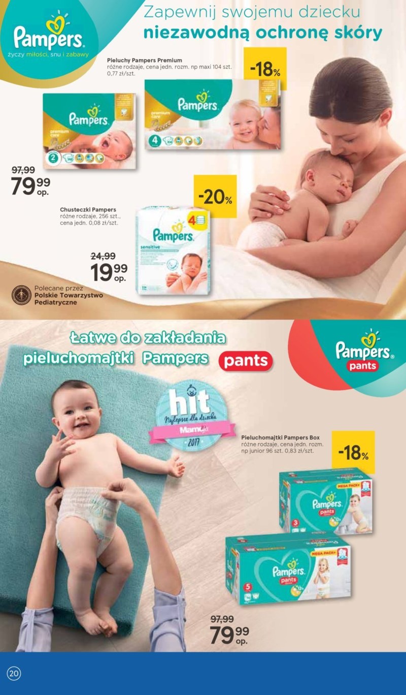 pampers wyprzedaż tesco 2018