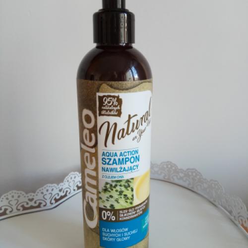 cameleo natural aqua action nawilżający szampon do włosów