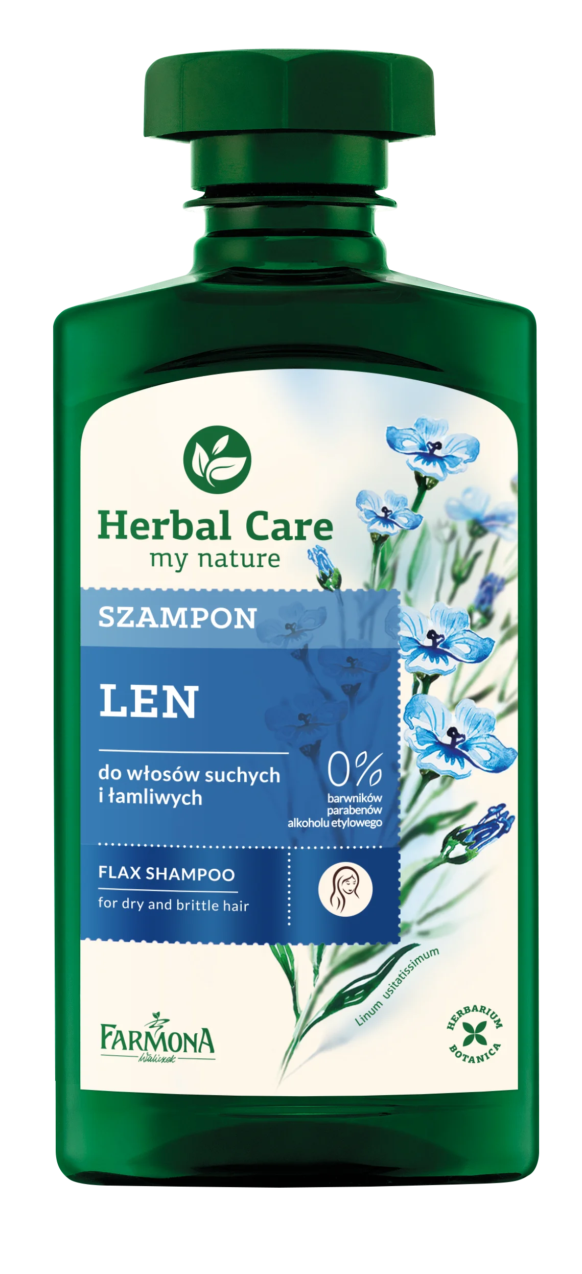 farmona herbal care odżywka do włosów suchych i łamliwych len