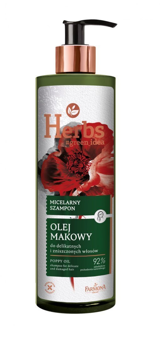 farmona herbs szampon micelarny z wyciągiem z bursztynu