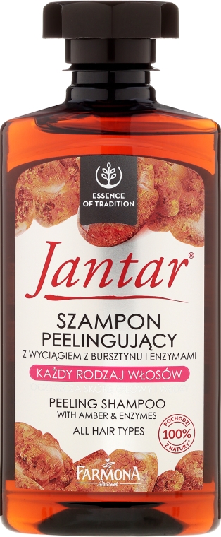 farmona jantar szampon peelingujący do włosów 330ml