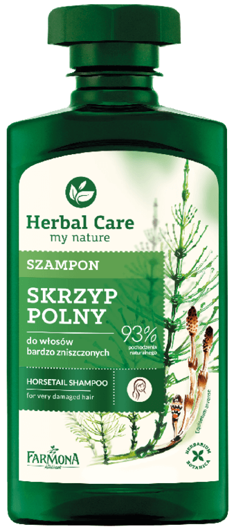 farmonaherbal care szampon do włosów bardzo zniszczonych skrzyp polny