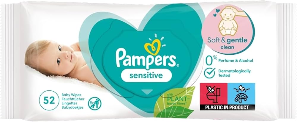 pampers sensitive 1 chusteczki