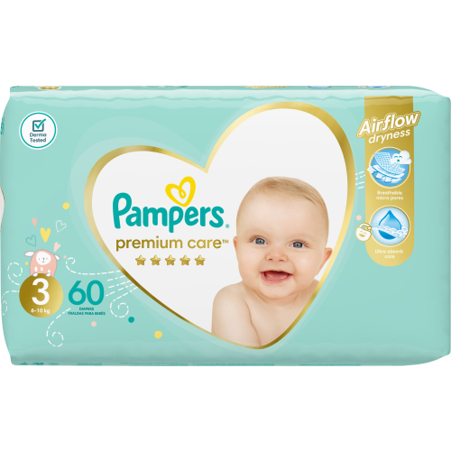 pampers premium care 3 pants cena