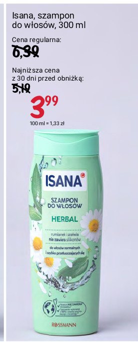 isana herbal szampon opinie