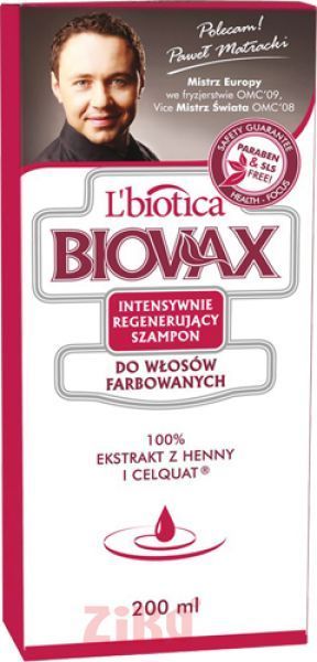 szampon biovax do włosów farbowanych