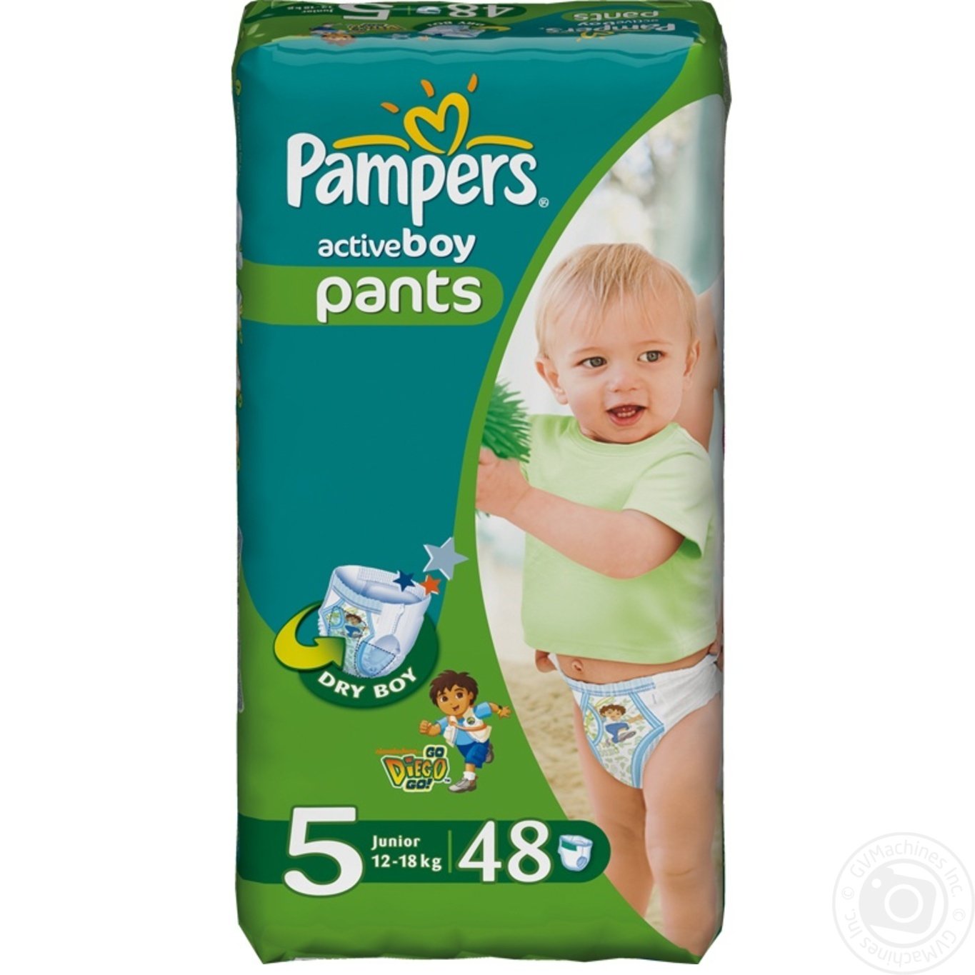 pampers active boy