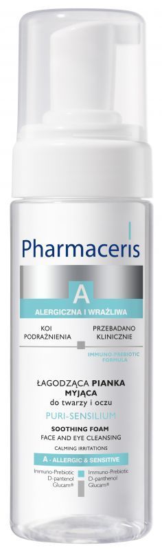 pharmaceris a puri sensilium łagodząca pianka myjąca do twarzy