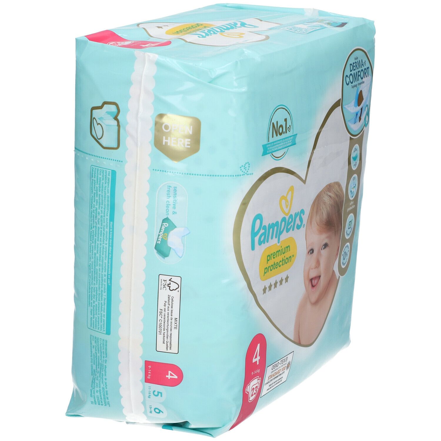 fralda pampers premium care