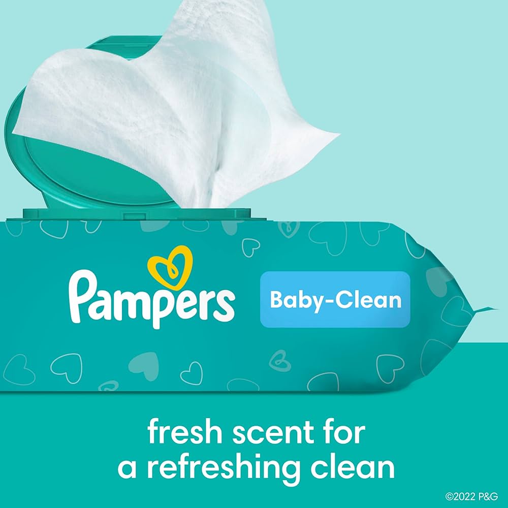 fresh clean pampers 4 x cena