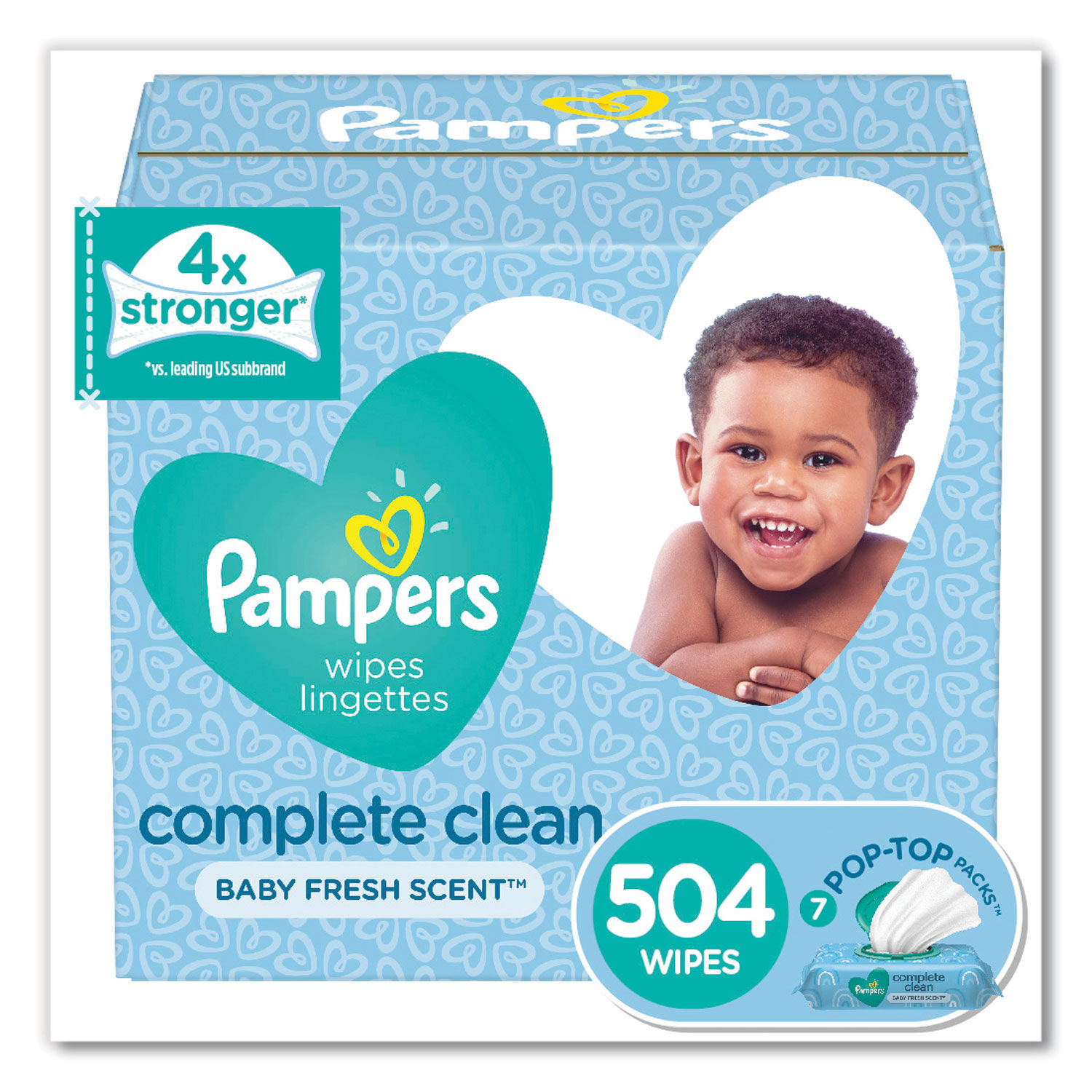 frsh clean pampers 4 pak