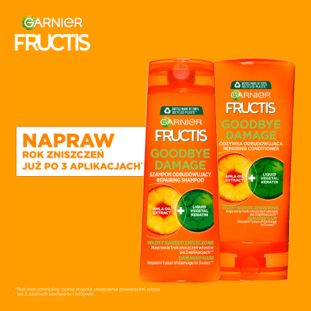 fructis goodbye damage szampon skład