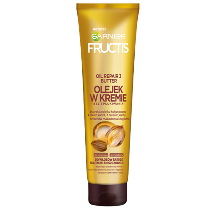 fructis oil repair 3 butter olejek w kremie do włosów