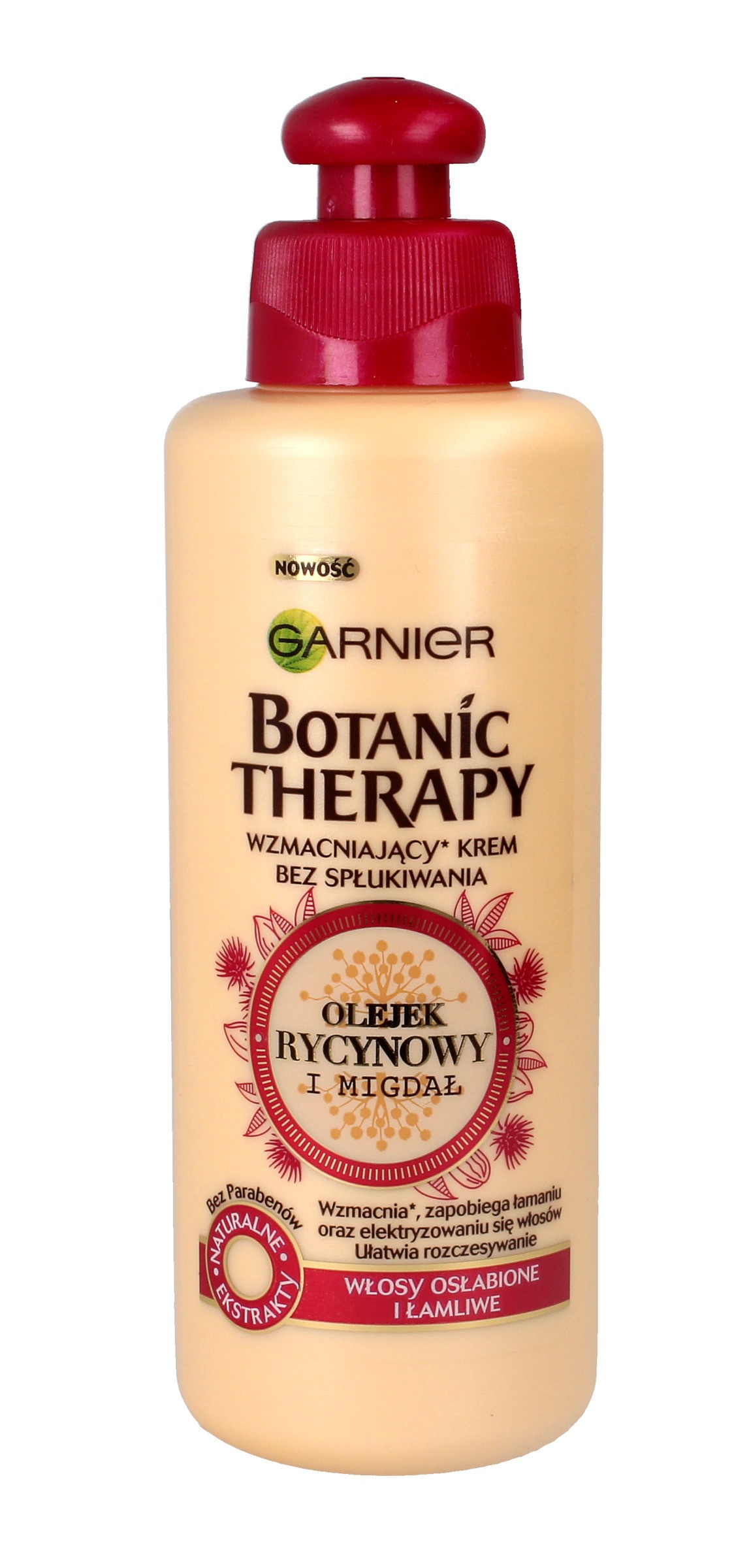 garnier botanic therapy krem do włosów olejek rycynowy