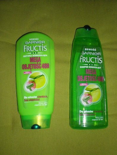 garnier fructis mega objętość 48h szampon