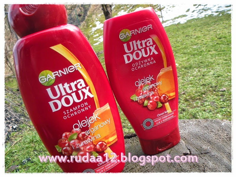 garnier ultra doux żurawina i olejek arganowy szampon ochronny wizaz