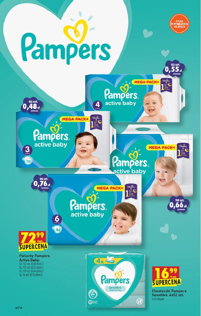 giga paka pampers biedronka