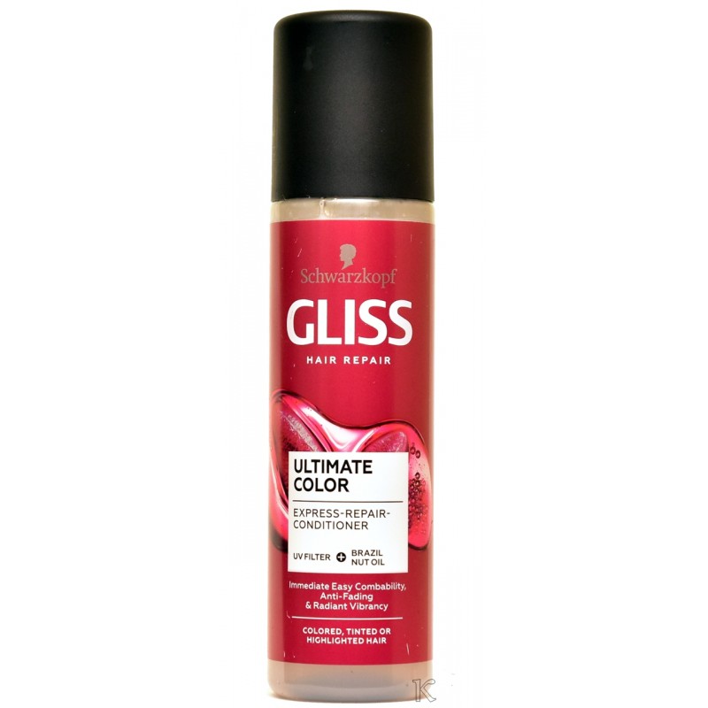 gliss kur hair repair odżywka ekspresowa do włosów ultimate color