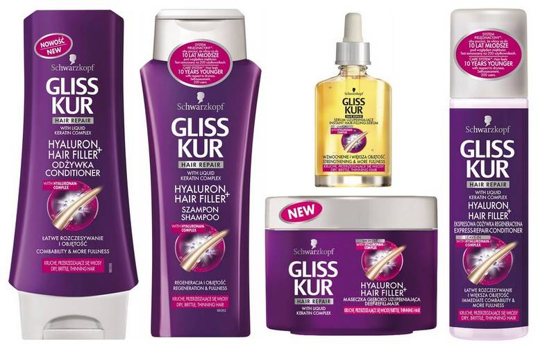 gliss kur hyaluron hair filler ekspresowa odżywka regenerująca do włosów