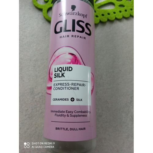 gliss kur liquid silk ekspresowa odżywka regenerująca do włosów wizaz