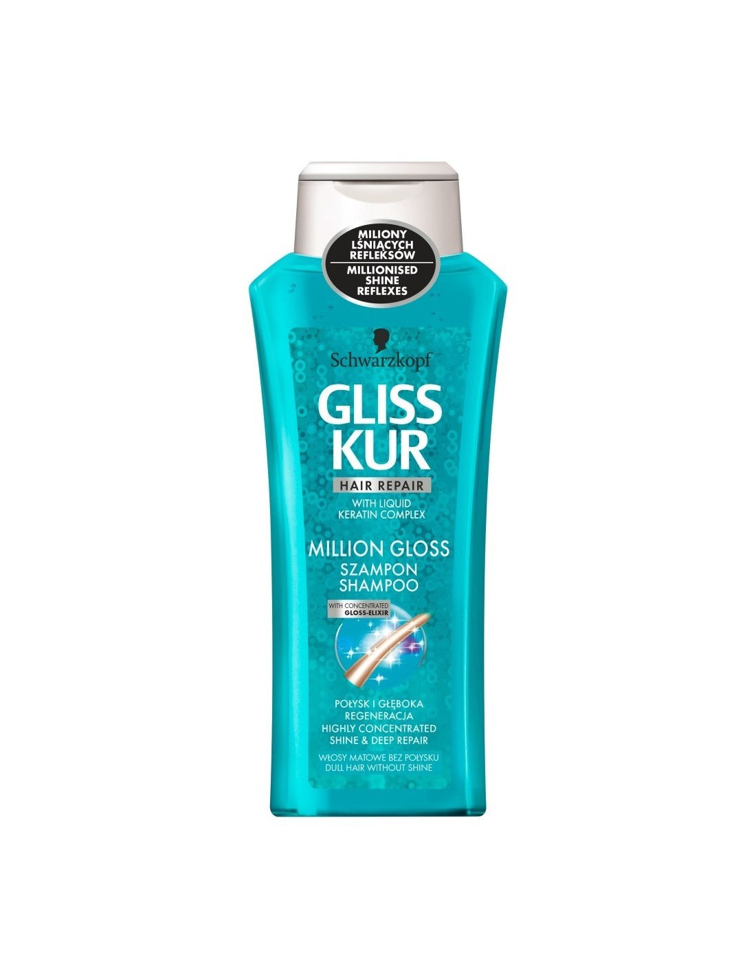 gliss kur million gloss szampon 400 ml