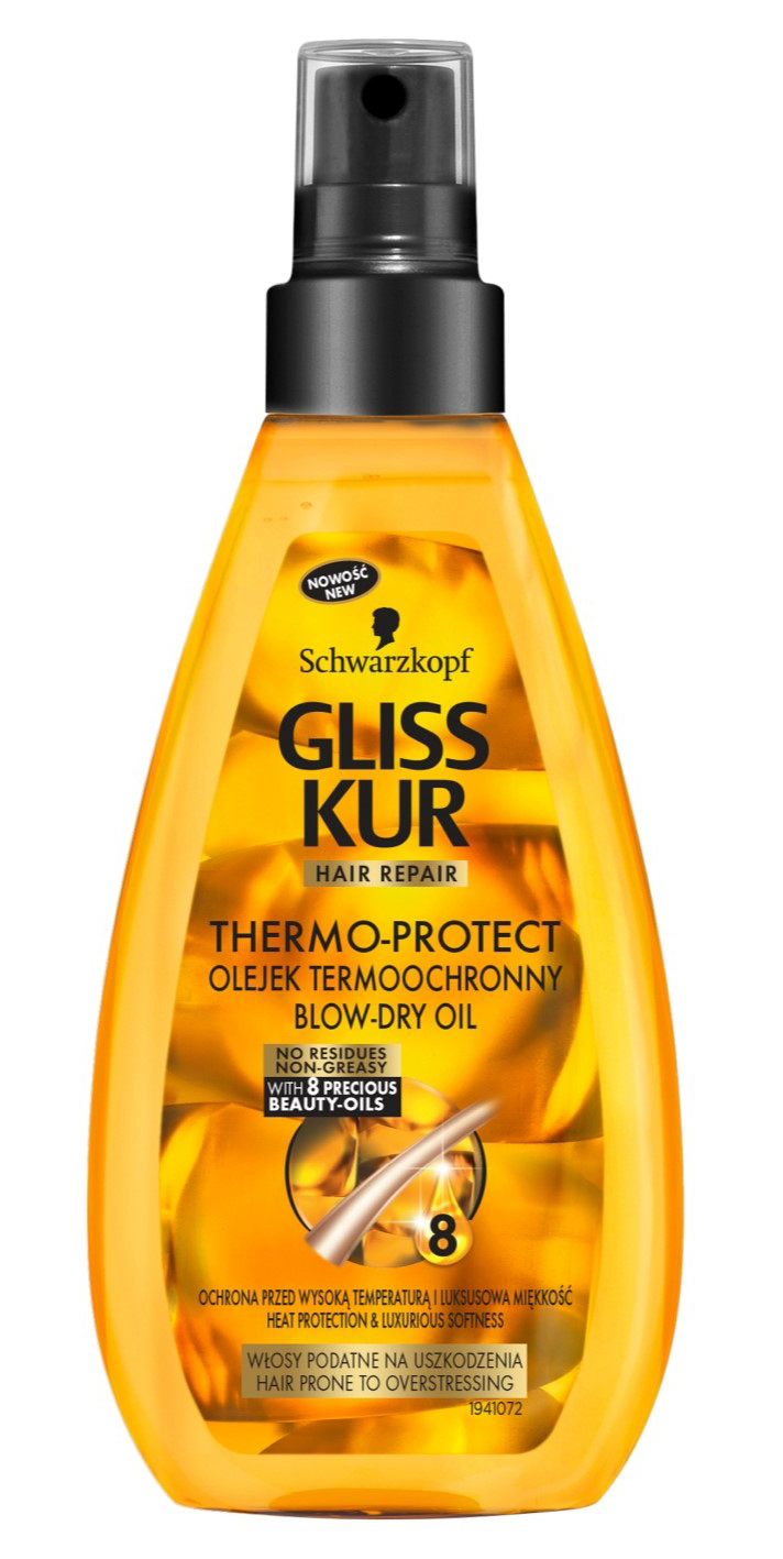 gliss kur thermo-protect termoochronny olejek do włosów wizaz