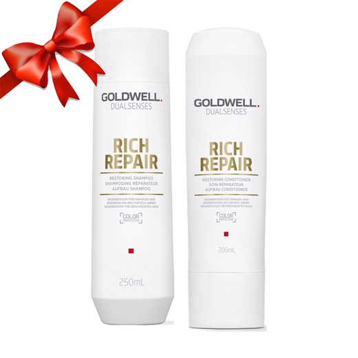 goldwell rich repair szampon 1000ml odżywka 1000ml