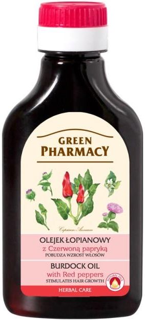 green pharmacy szampon olejek z lopianowy