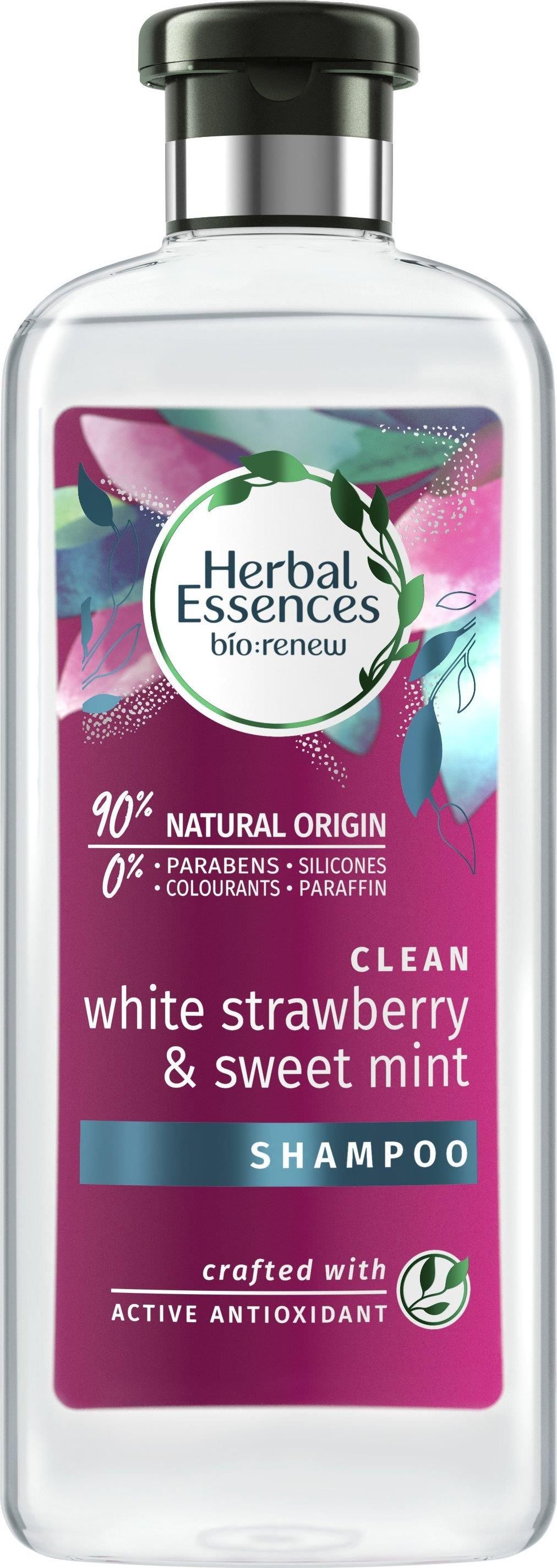 herbal essences szampon do włosów clean white strawberry