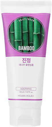 holika holika bamboo łagodząca pianka do twarzy