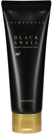 holika holika black snail oczyszczająca pianka do twarzy 100ml