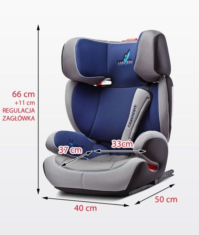 huggi isofix 15-36 kg caretero