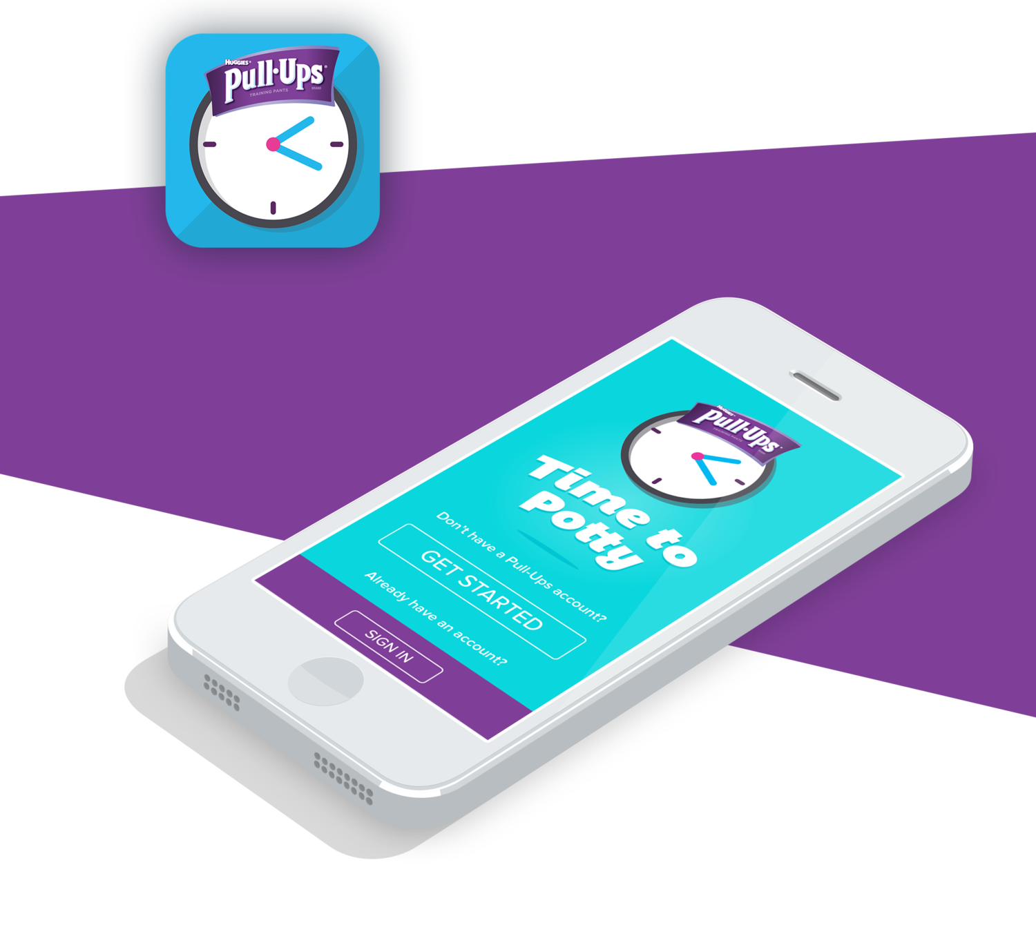 huggies potty training app