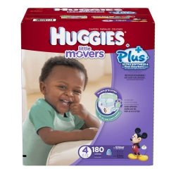 huggies size 4 180 count