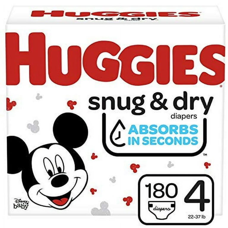 huggies size 4 180 count