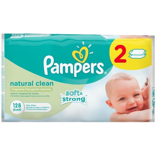 husteczki pampers natural clean