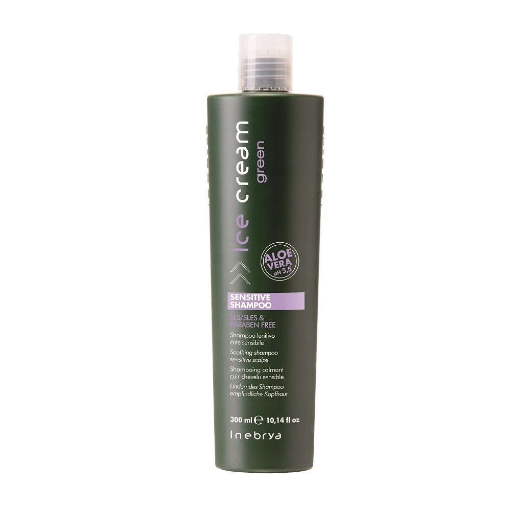 inebrya green scalp sensitive szampon do wrażliwej skóry 300ml