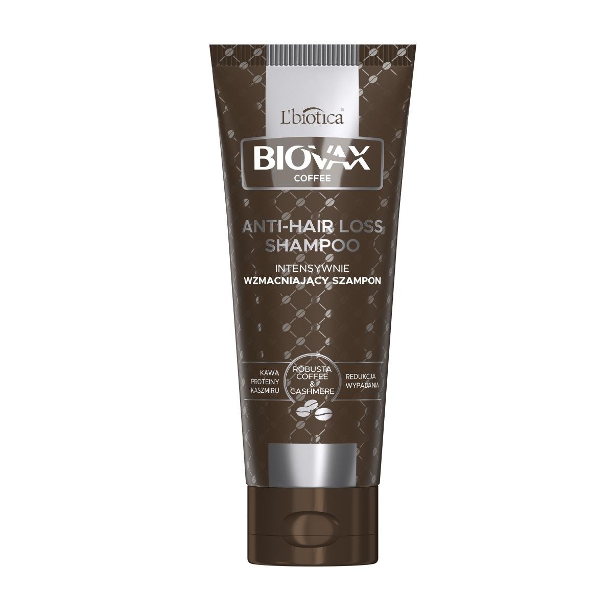 intensywnie wzmacniający szampon biovax glamour coffee 200ml