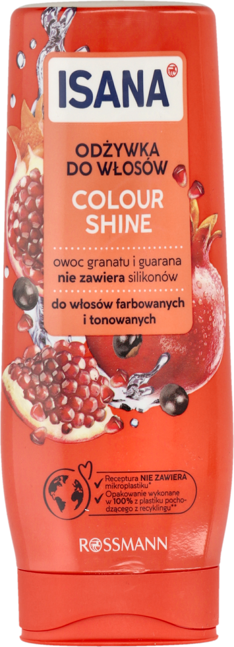 isana colour shine odżywka do włosów miod