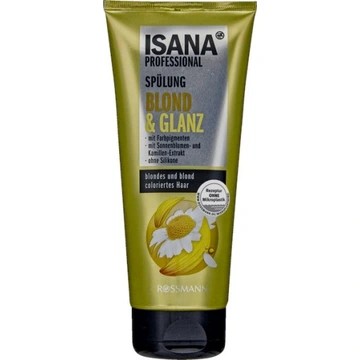 isana professional odżywka do włosów połysk koloru blond opinie